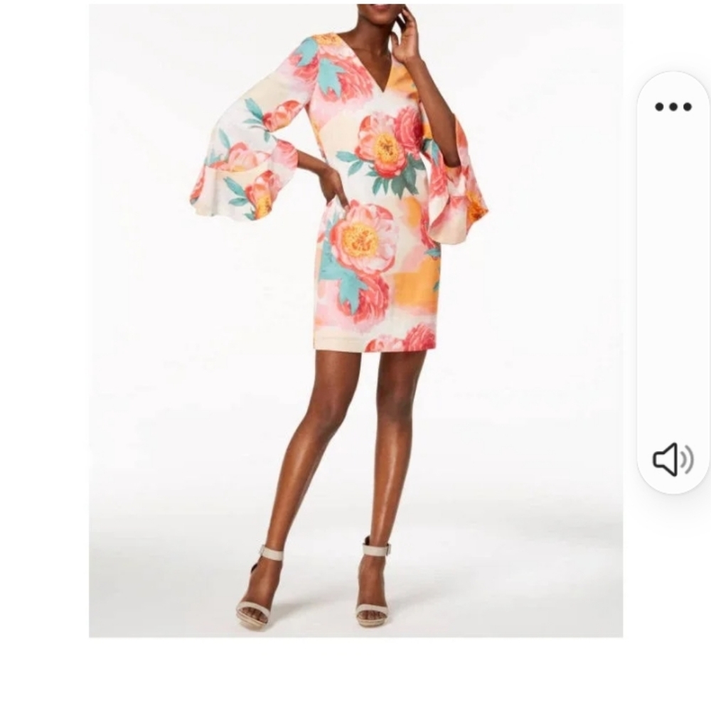 NWT Calvin Klein Floral Dress